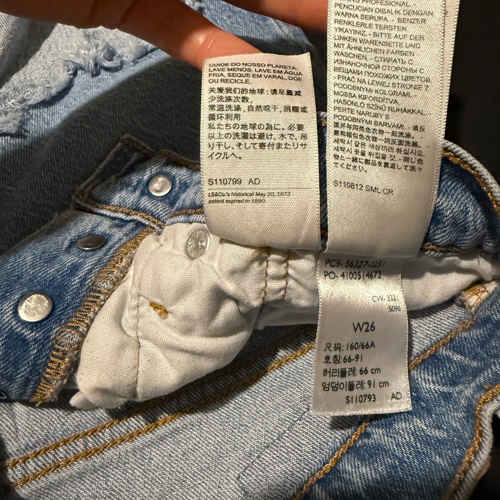 Denim Women Shorts Levis - Picture 4 of 4